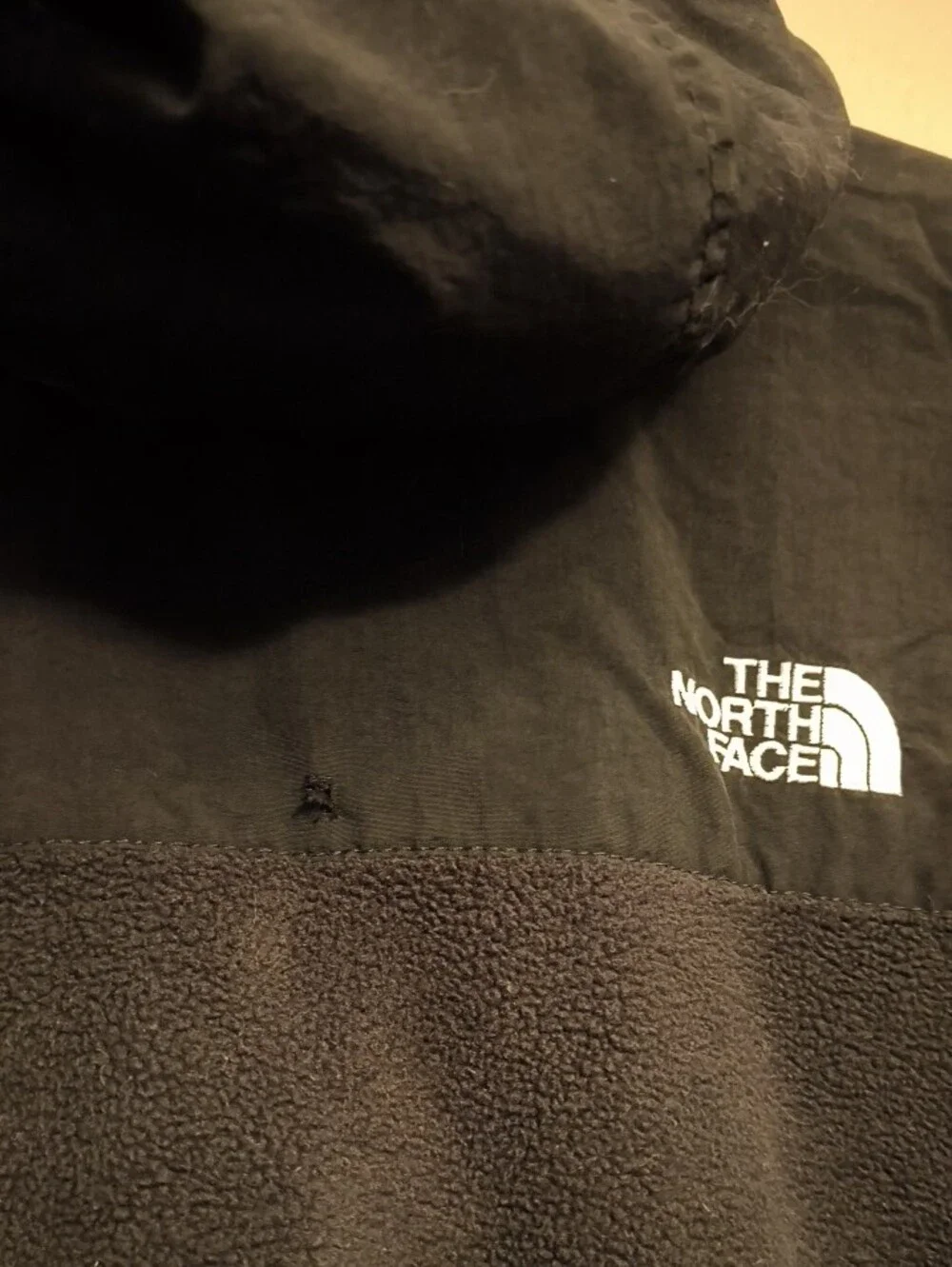 The North Face Men's M Black Hooded Fleece Jacket